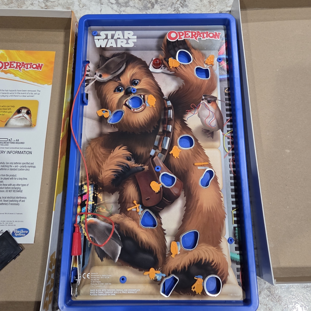 Star Wars Operation Game by Hasbro - Multicolor Chewy--Rare - Picture 4 of 6